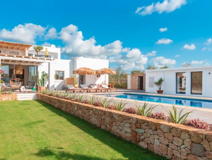 Villa Caleta with an Ibizan touch inside and out